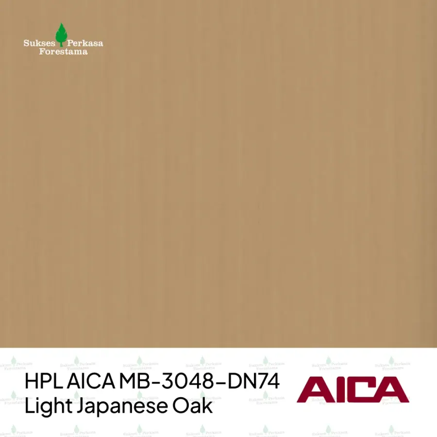 HPL AICA MB-3048-DN74 – Light Japanese Oak