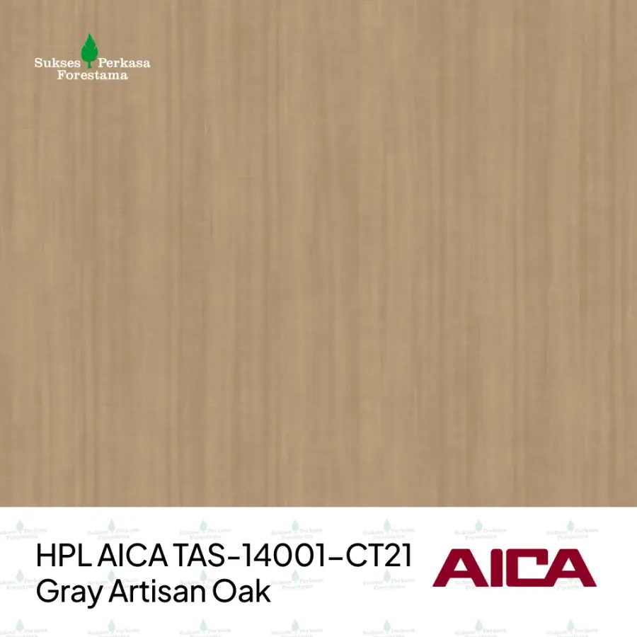 HPL AICA TAS-14001-CT21 – Gray Artisan Oak