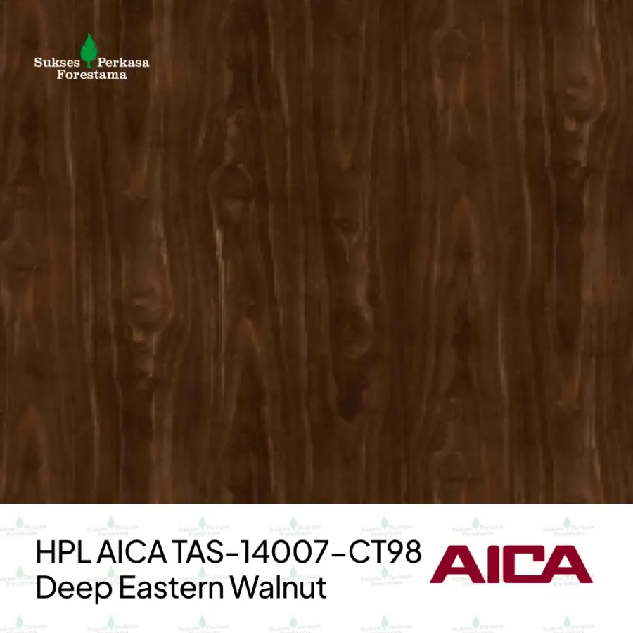 HPL AICA TAS-14007-CT98 – Deep Eastern Walnut
