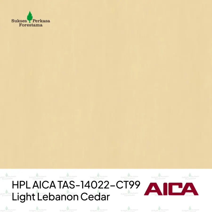 HPL AICA TAS-14022-CT99 – Light Lebanon Cedar