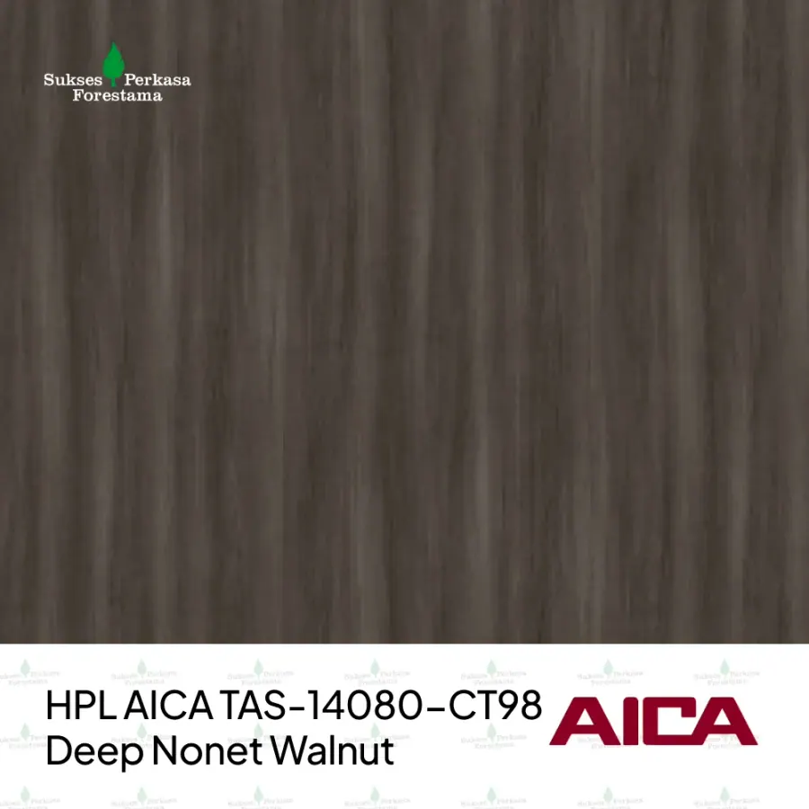 HPL AICA TAS-14080-CT98 – Deep Nonet Walnut