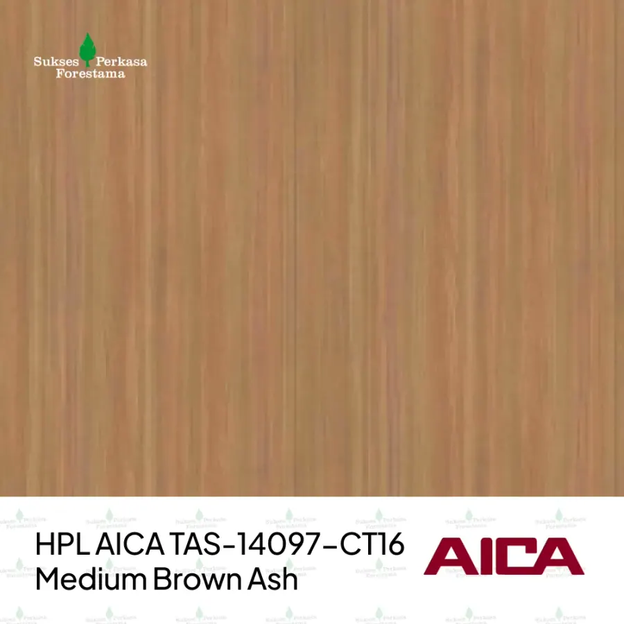 HPL AICA TAS-14097-CT16 – Medium Brown Ash