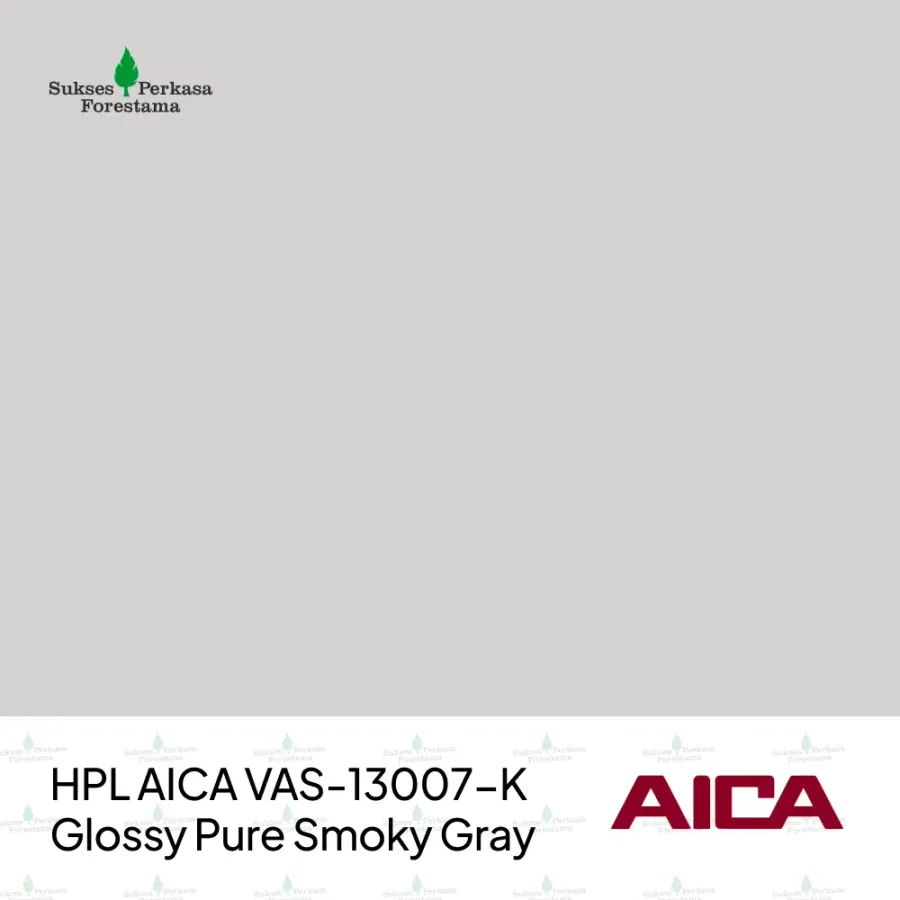 HPL AICA VAS-13007-K – Glossy Pure Smoky Gray