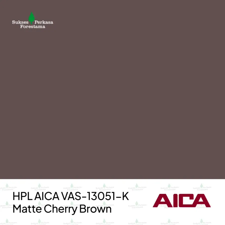 HPL AICA VAS-13051-K – Matte Cherry Brown