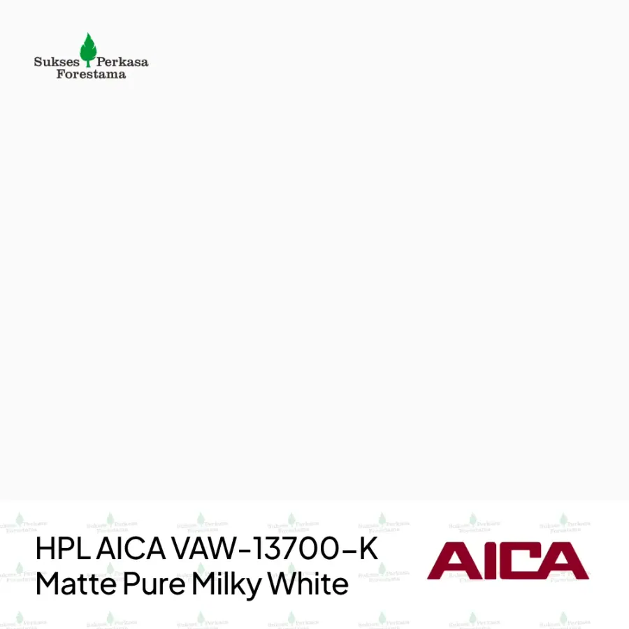HPL AICA VAW-13700-K – Matte Pure Milky White
