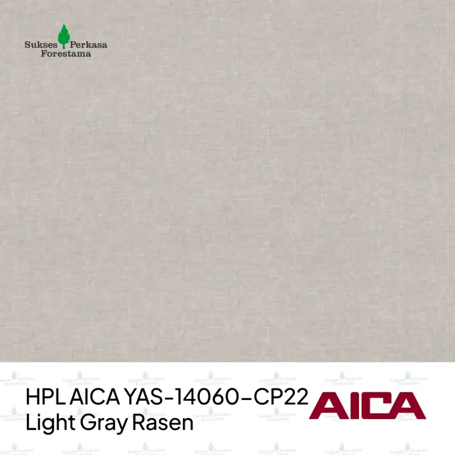 HPL AICA YAS-14060-CP22 – Light Gray Rasen