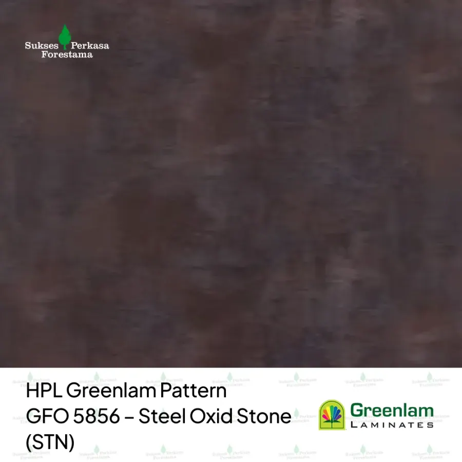 HPL Greenlam Pattern GFO 5856 – Steel Oxid Stone (STN)