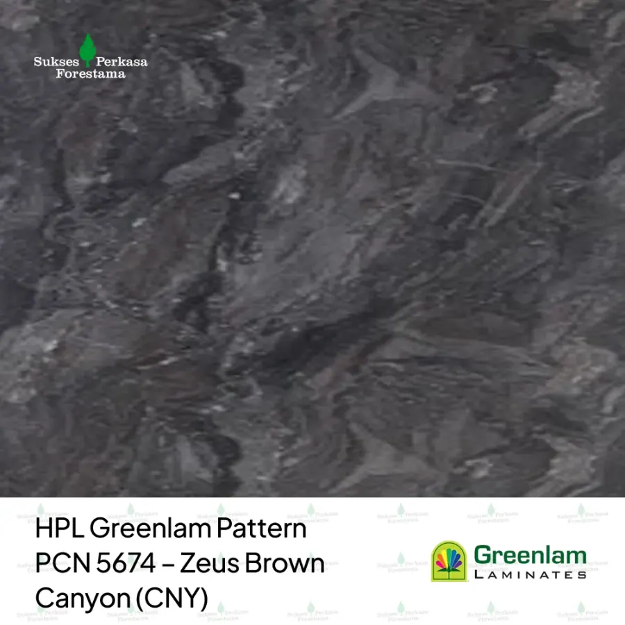 HPL Greenlam Pattern PCN 5674 – Zeus Brown Canyon (CNY)