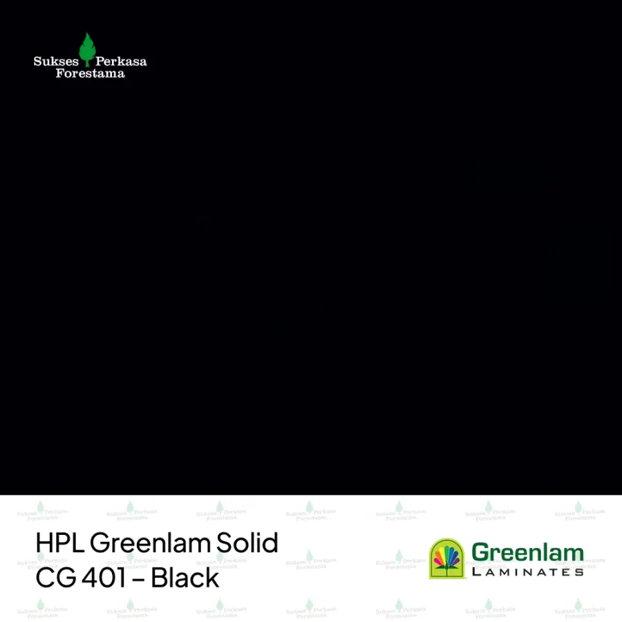 HPL Greenlam Solid CG 401 – Black