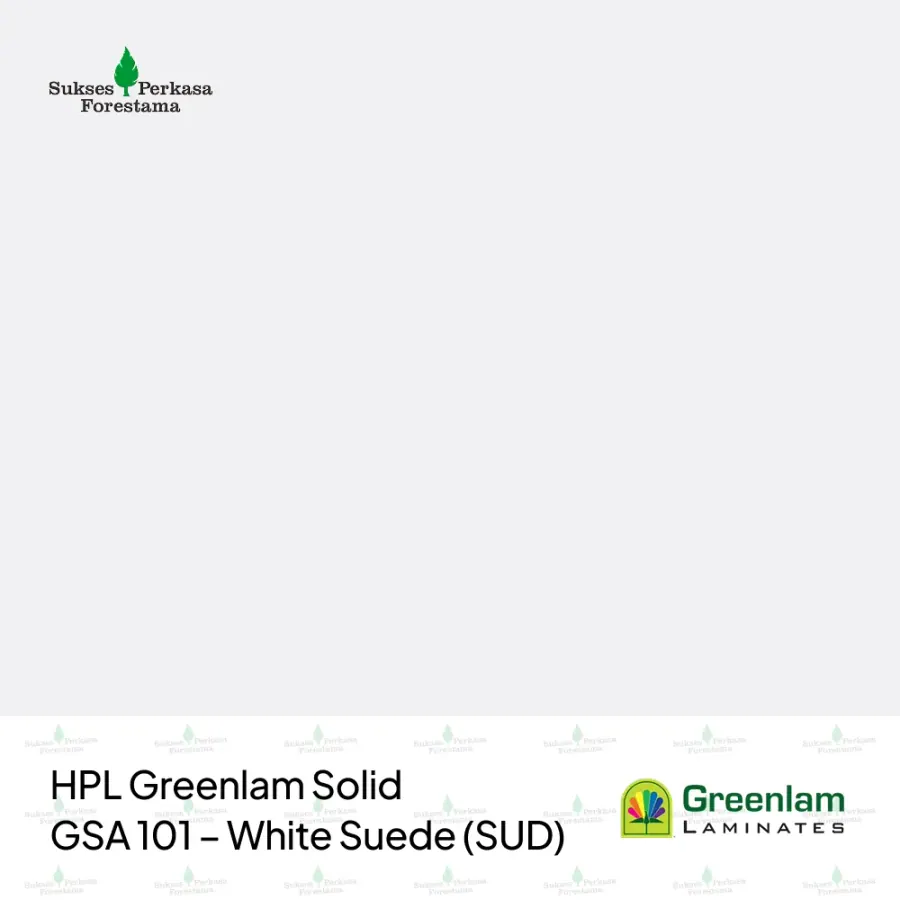 HPL Greenlam Solid GSA 101 – White Suede (SUD)