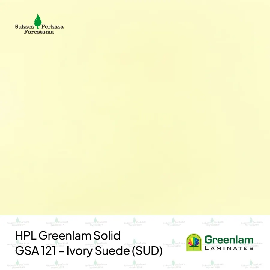HPL Greenlam Solid GSA 121 – Ivory Suede (SUD)