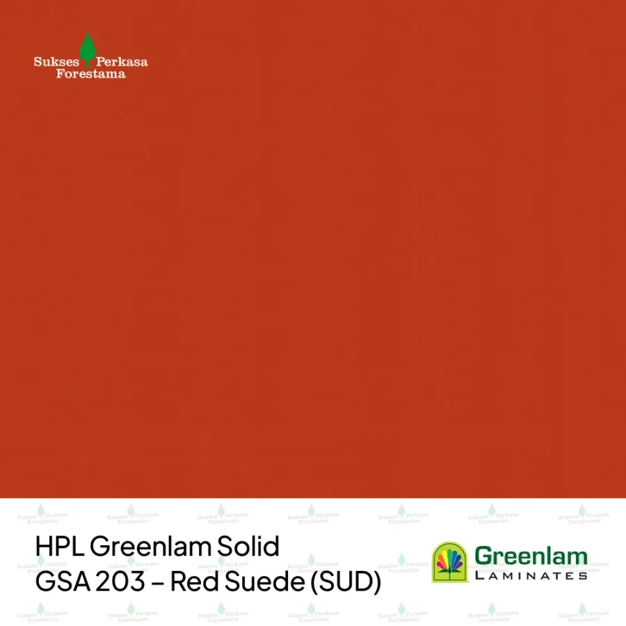 HPL Greenlam Solid GSA 203 – Red Suede (SUD)