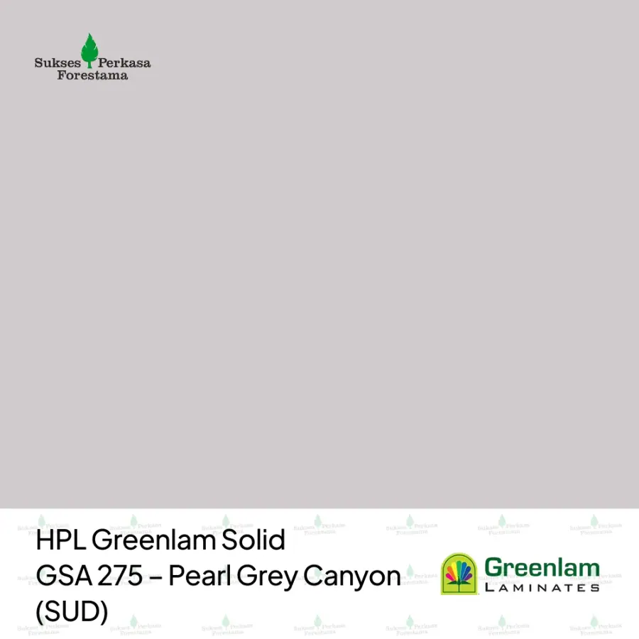 HPL Greenlam Solid GSA 275 – Pearl Grey Canyon (SUD)
