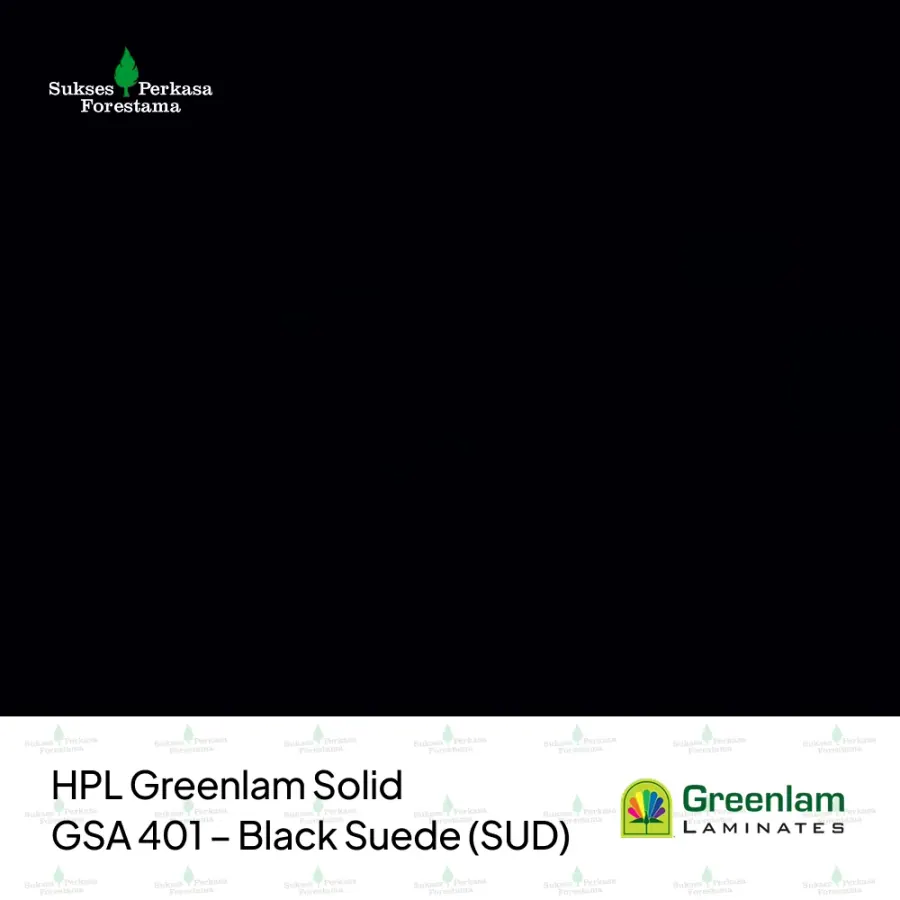 HPL Greenlam Solid GSA 401 – Black Suede (SUD)