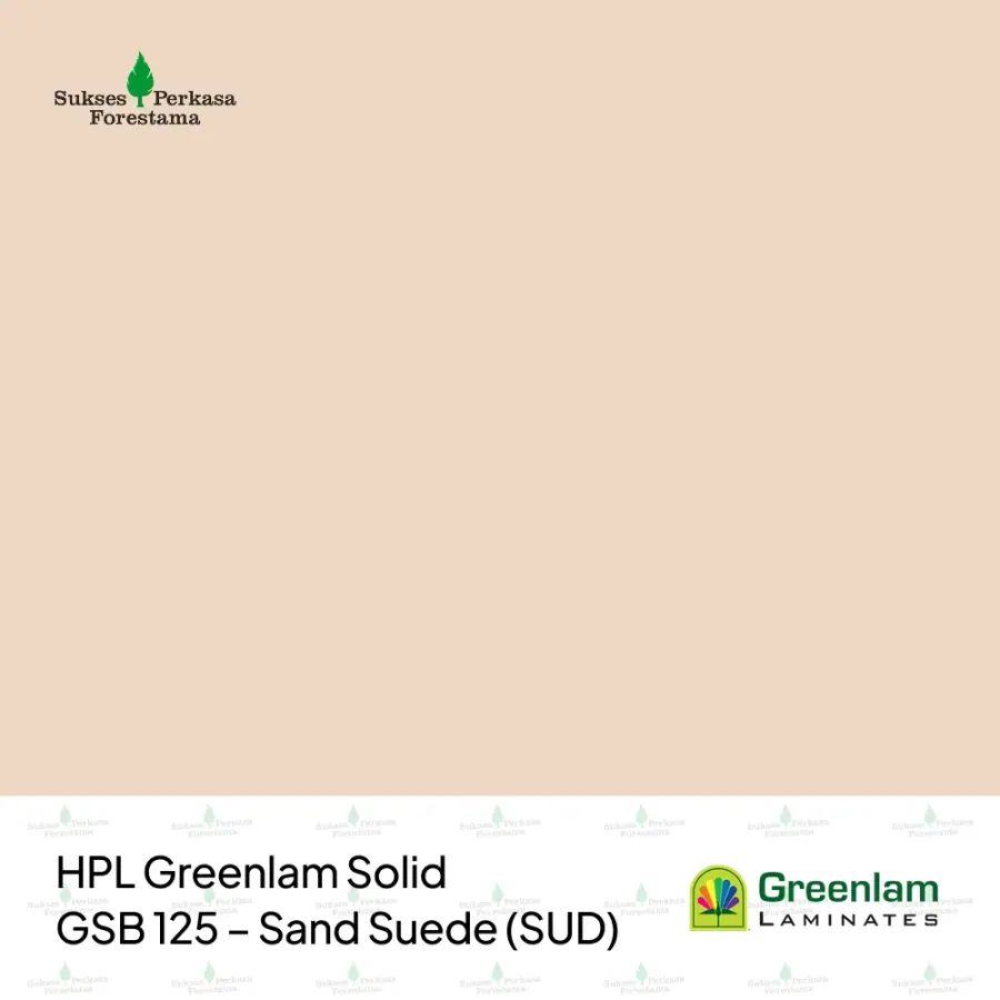 HPL Greenlam Solid GSB 125 – Sand Suede (SUD)