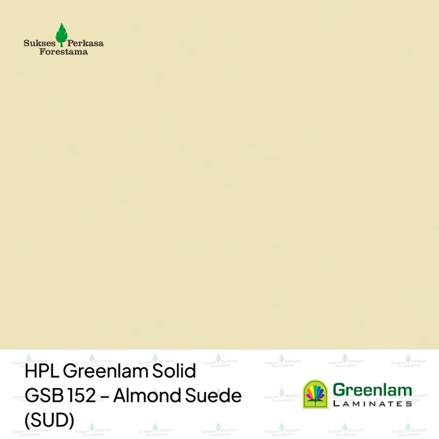 HPL Greenlam Solid GSB 152 – Almond Suede (SUD)
