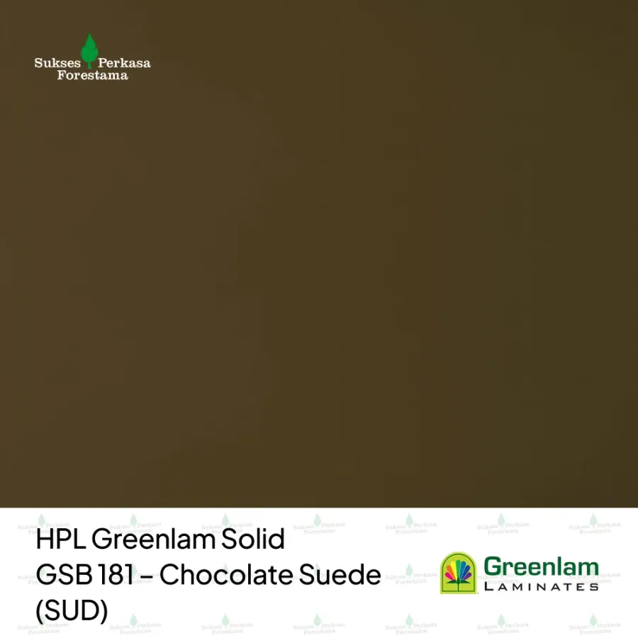 HPL Greenlam Solid GSB 181 – Chocolate Suede (SUD)
