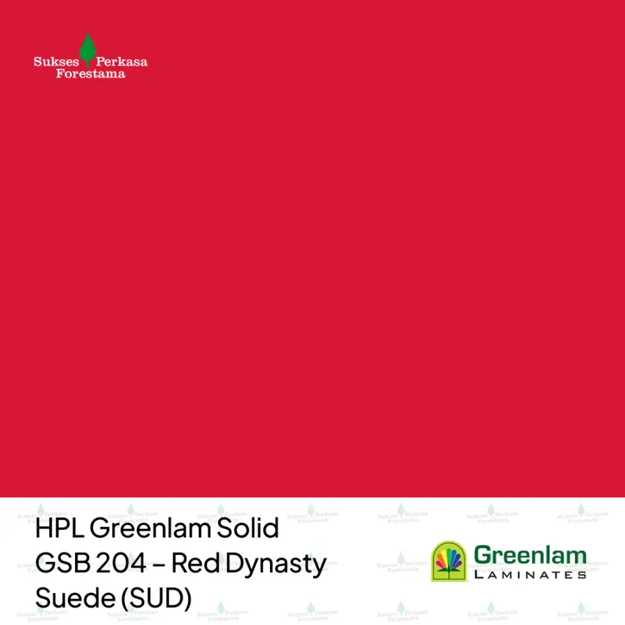 HPL Greenlam Solid GSB 204 – Red Dynasty Suede (SUD)