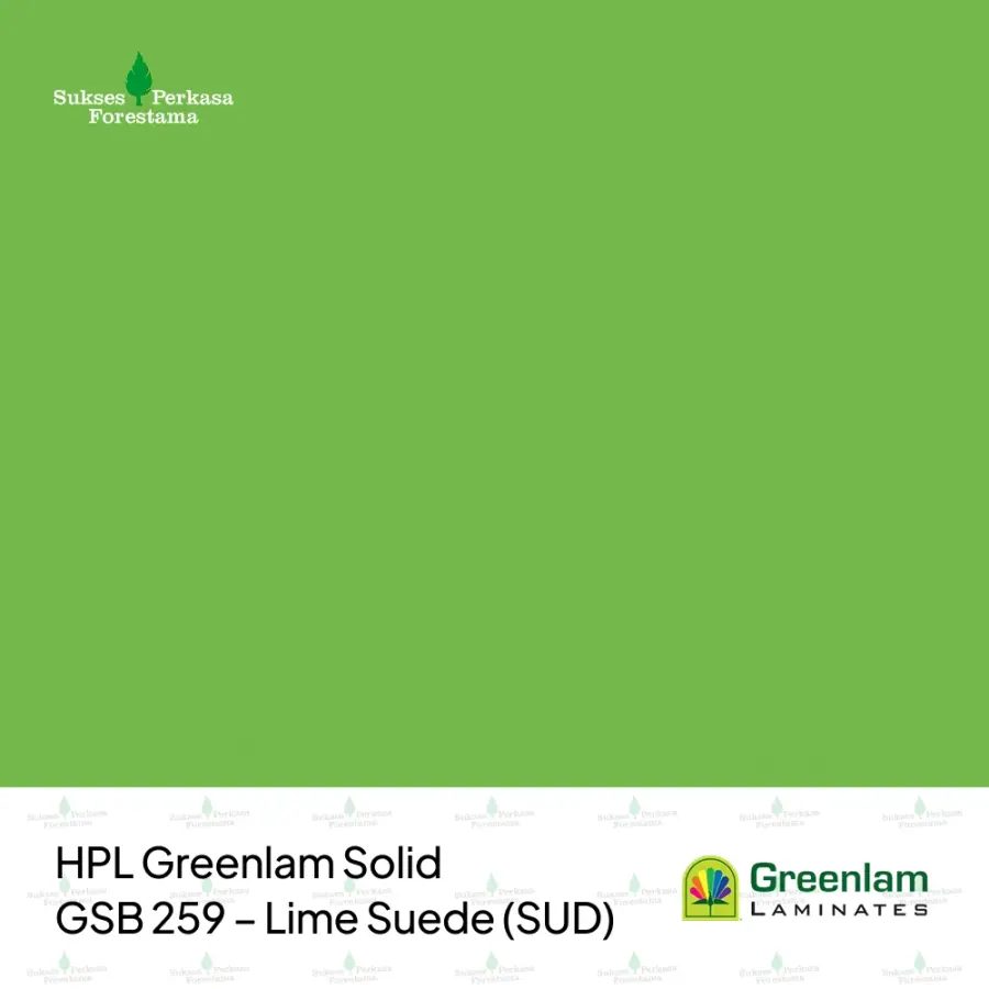 HPL Greenlam Solid GSB 259 – Lime Suede (SUD)