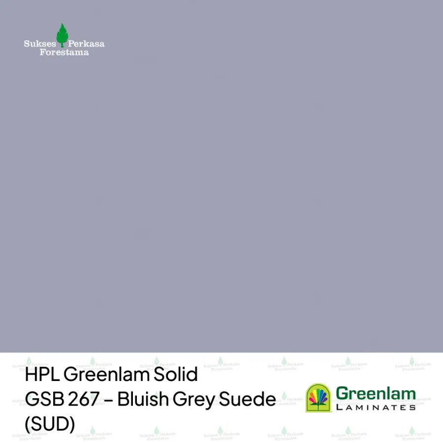 HPL Greenlam Solid GSB 267 – Bluish Grey Suede (SUD)