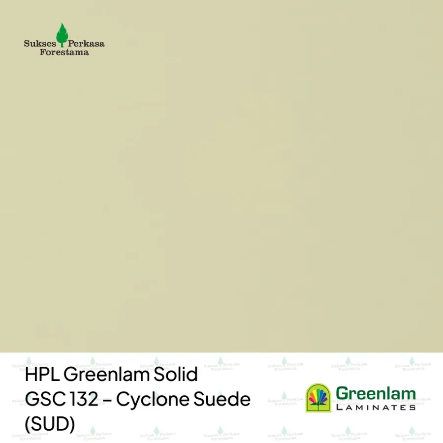 HPL Greenlam Solid GSC 132 – Cyclone Suede (SUD)