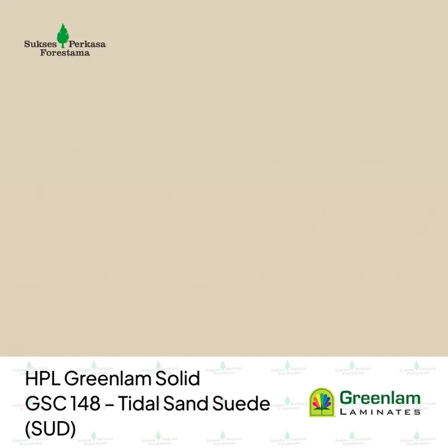 HPL Greenlam Solid GSC 148 – Tidal Sand Suede (SUD)