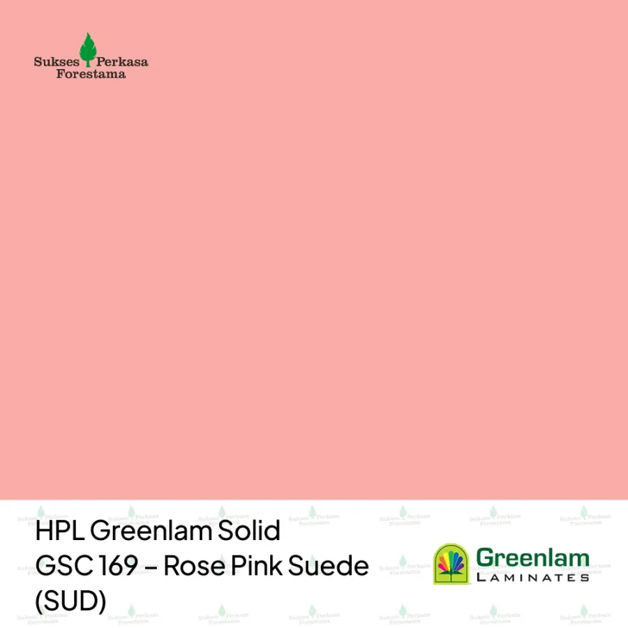 HPL Greenlam Solid GSC 169 – Rose Pink Suede (SUD)