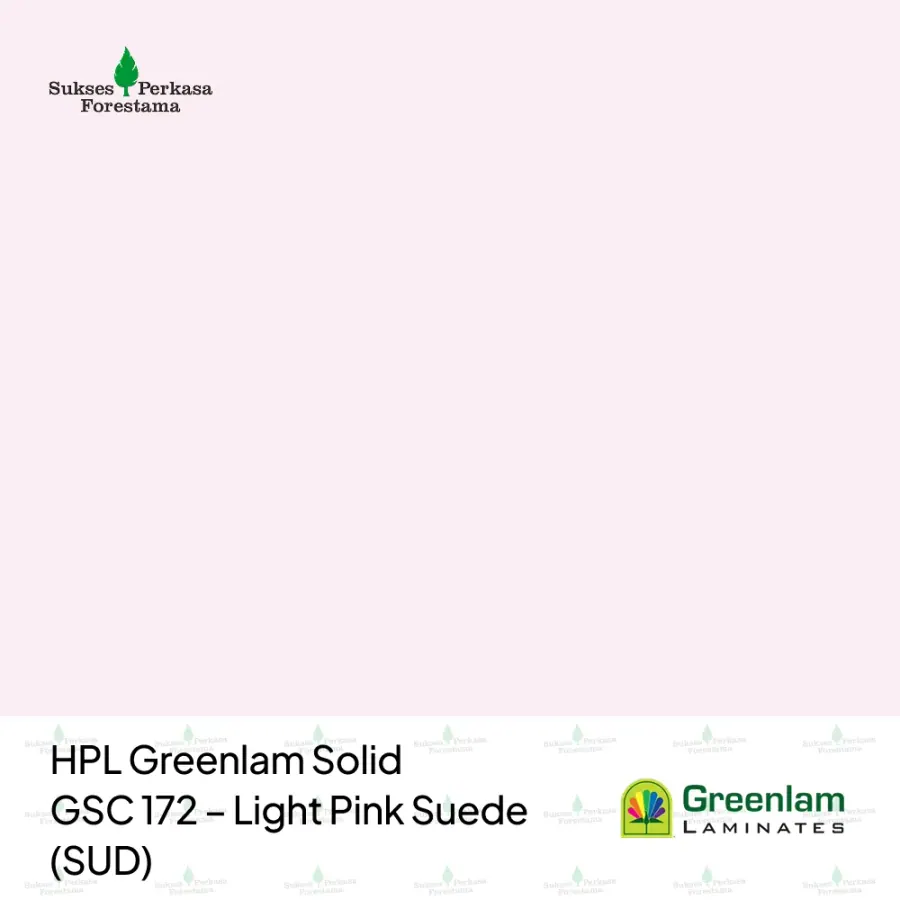 HPL Greenlam Solid GSC 172 – Light Pink Suede (SUD)