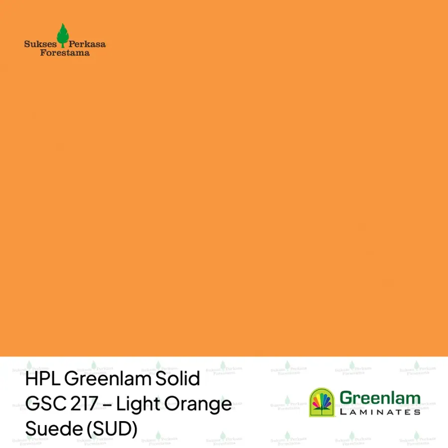 HPL Greenlam Solid GSC 217 – Light Orange Suede (SUD)
