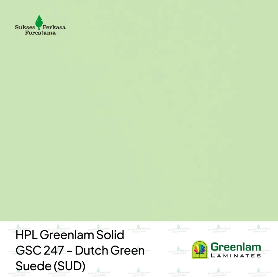 HPL Greenlam Solid GSC 247 – Dutch Green Suede (SUD)
