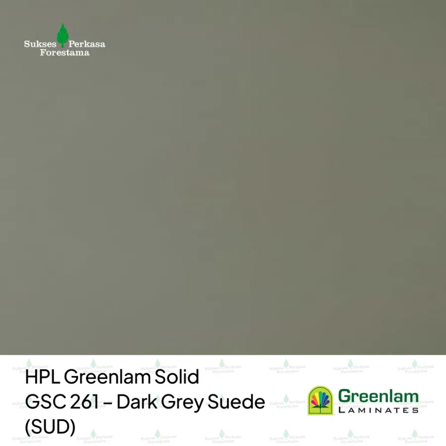 HPL Greenlam Solid GSC 261 – Dark Grey Suede (SUD)