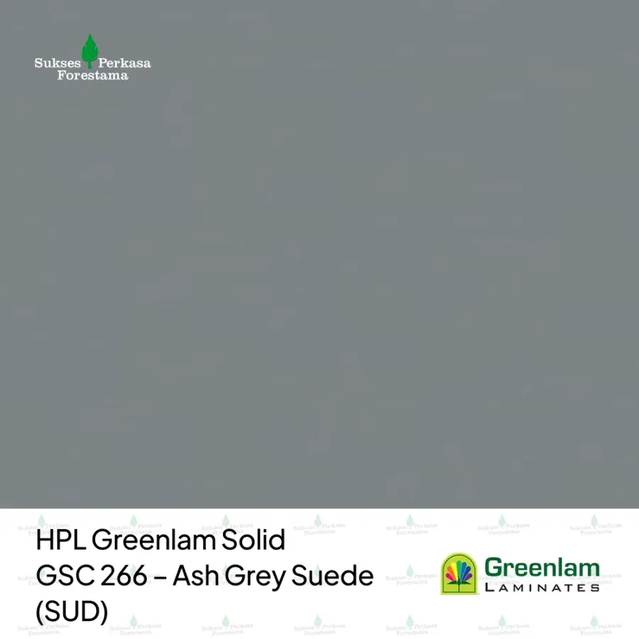 HPL Greenlam Solid GSC 266 – Ash Grey Suede (SUD)