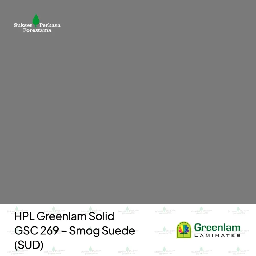 HPL Greenlam Solid GSC 269 – Smog Suede (SUD)
