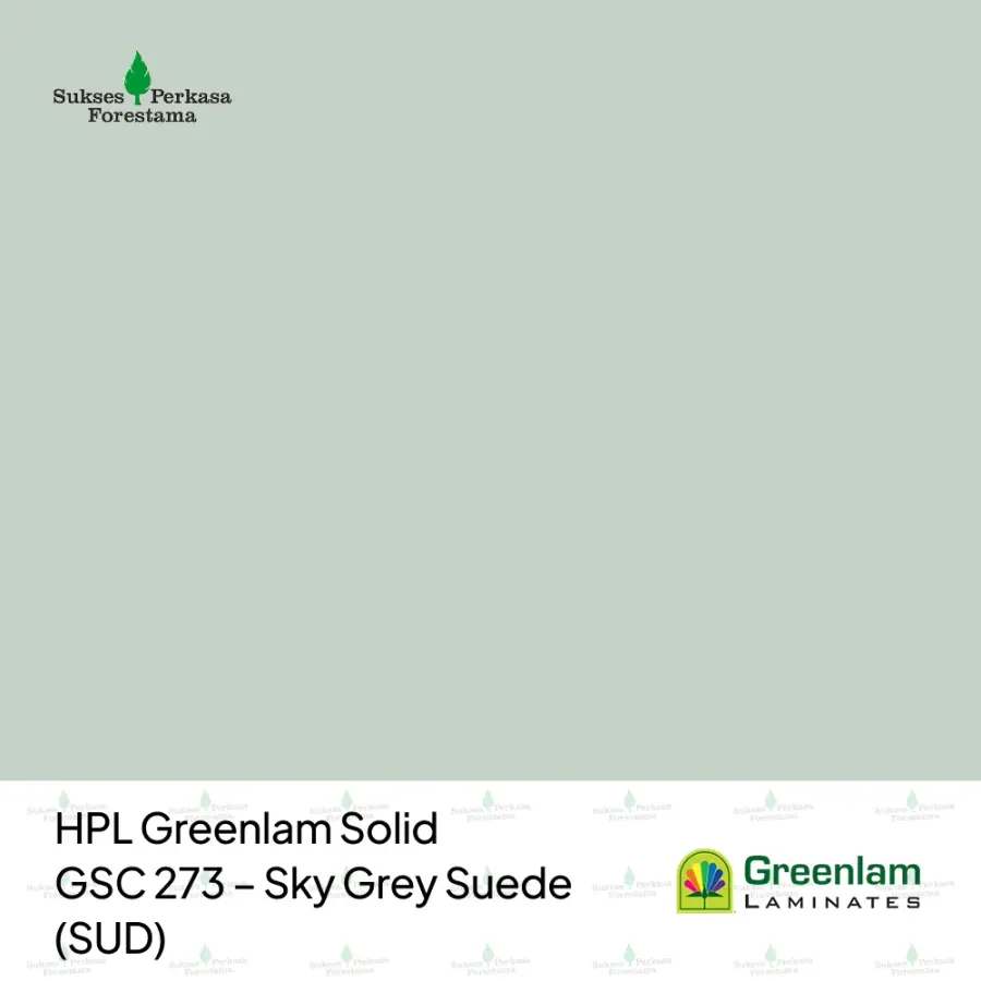 HPL Greenlam Solid GSC 273 – Sky Grey Suede (SUD)