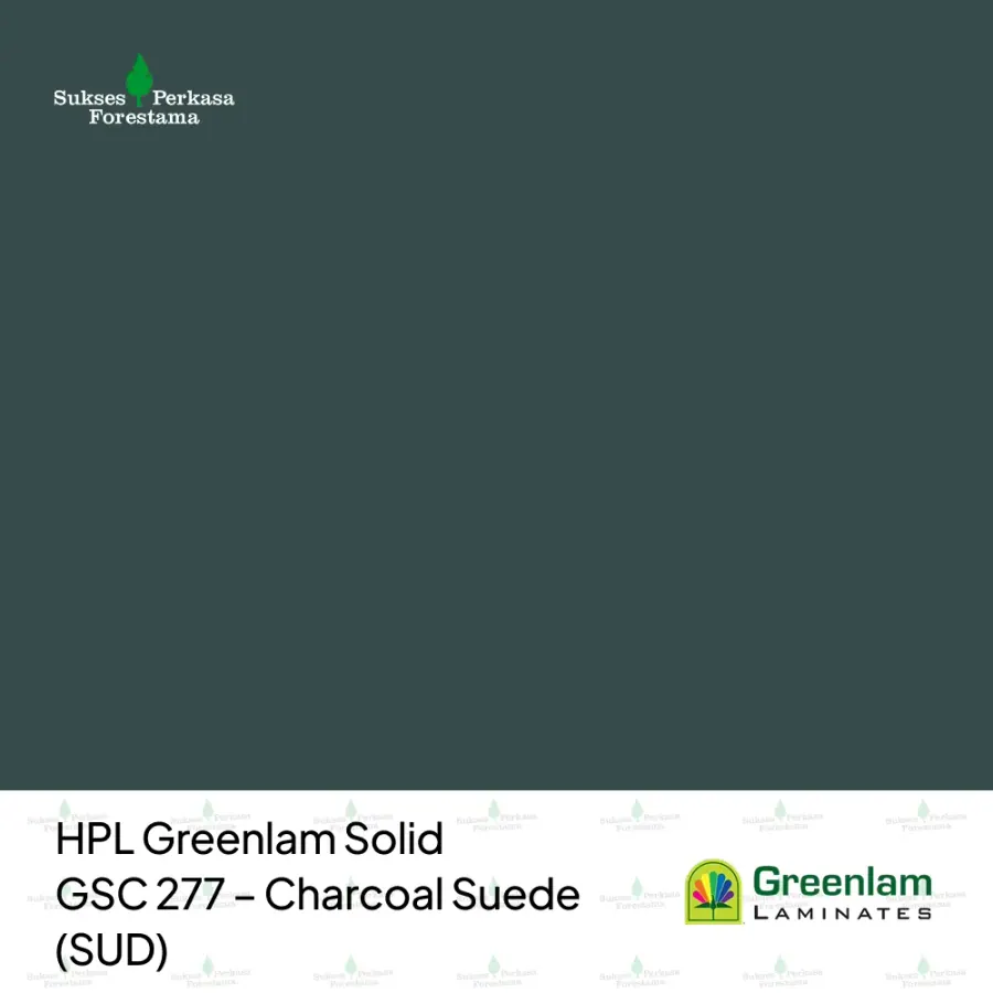 HPL Greenlam Solid GSC 277 – Charcoal Suede (SUD)