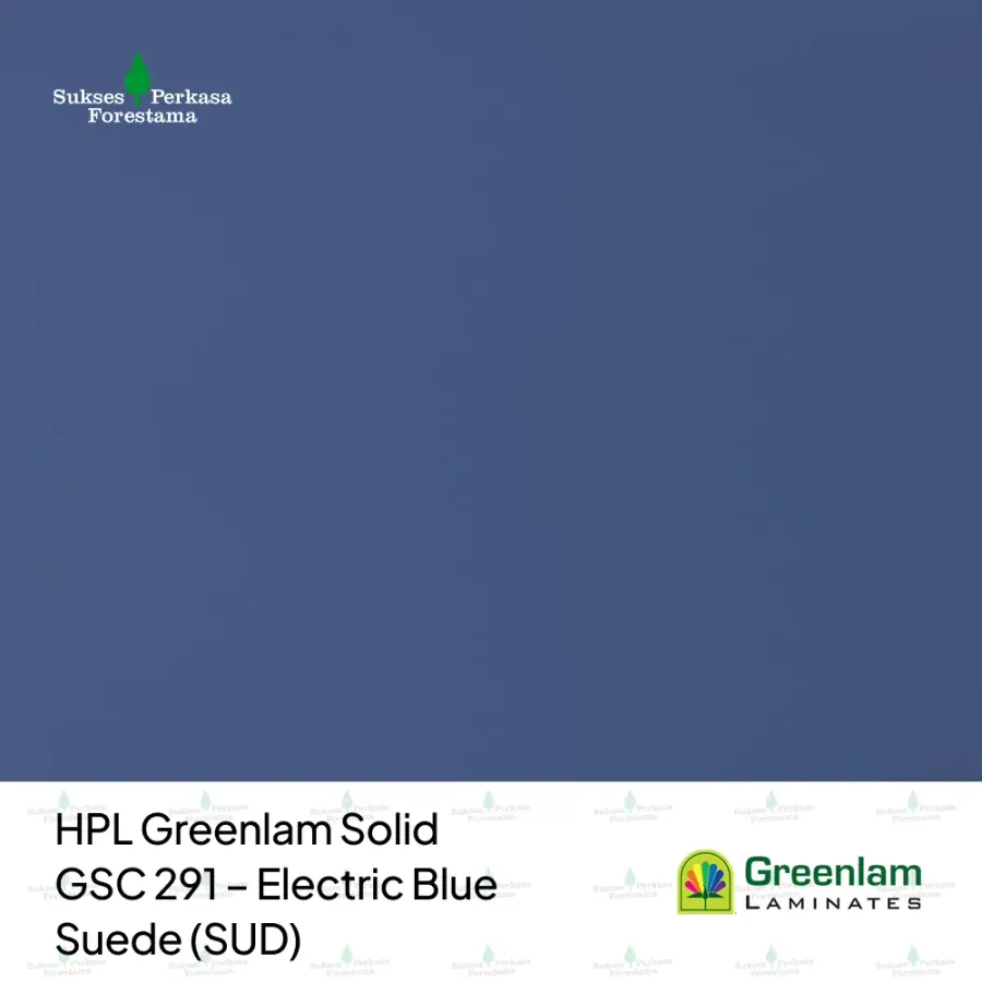 HPL Greenlam Solid GSC 291 – Electric Blue Suede (SUD)