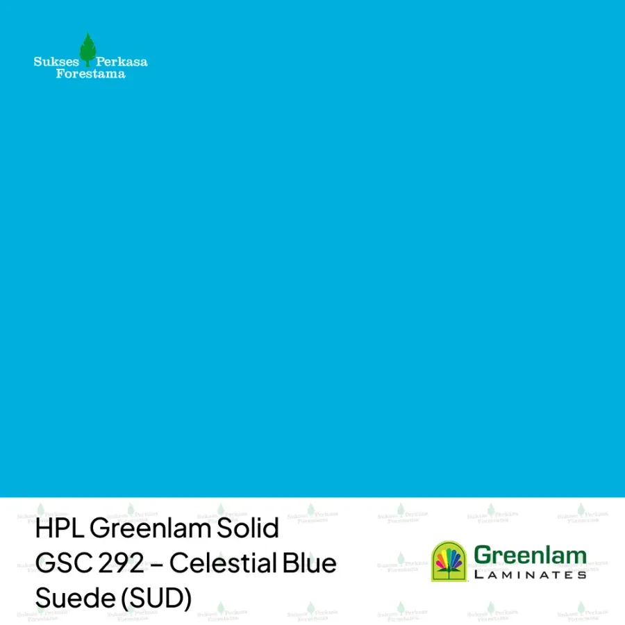 HPL Greenlam Solid GSC 292 – Celestial Blue Suede (SUD)