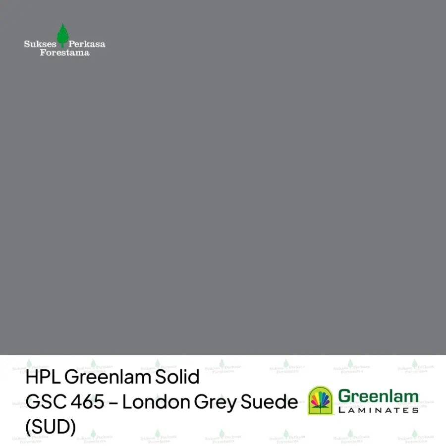 HPL Greenlam Solid GSC 465 – London Grey Suede (SUD)
