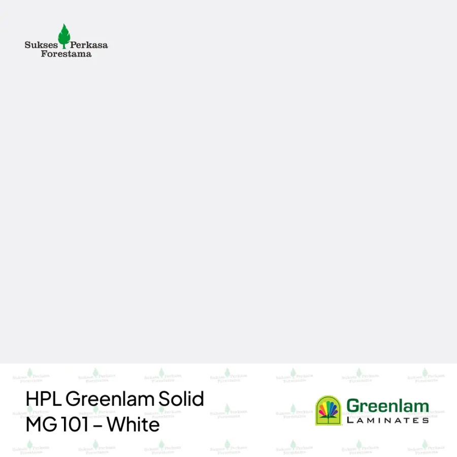 HPL Greenlam Solid MG 101 – White