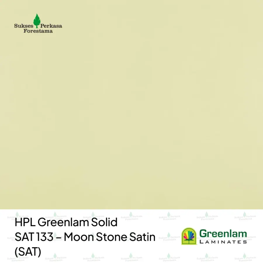 HPL Greenlam Solid SAT 133 – Moon Stone Satin (SAT)