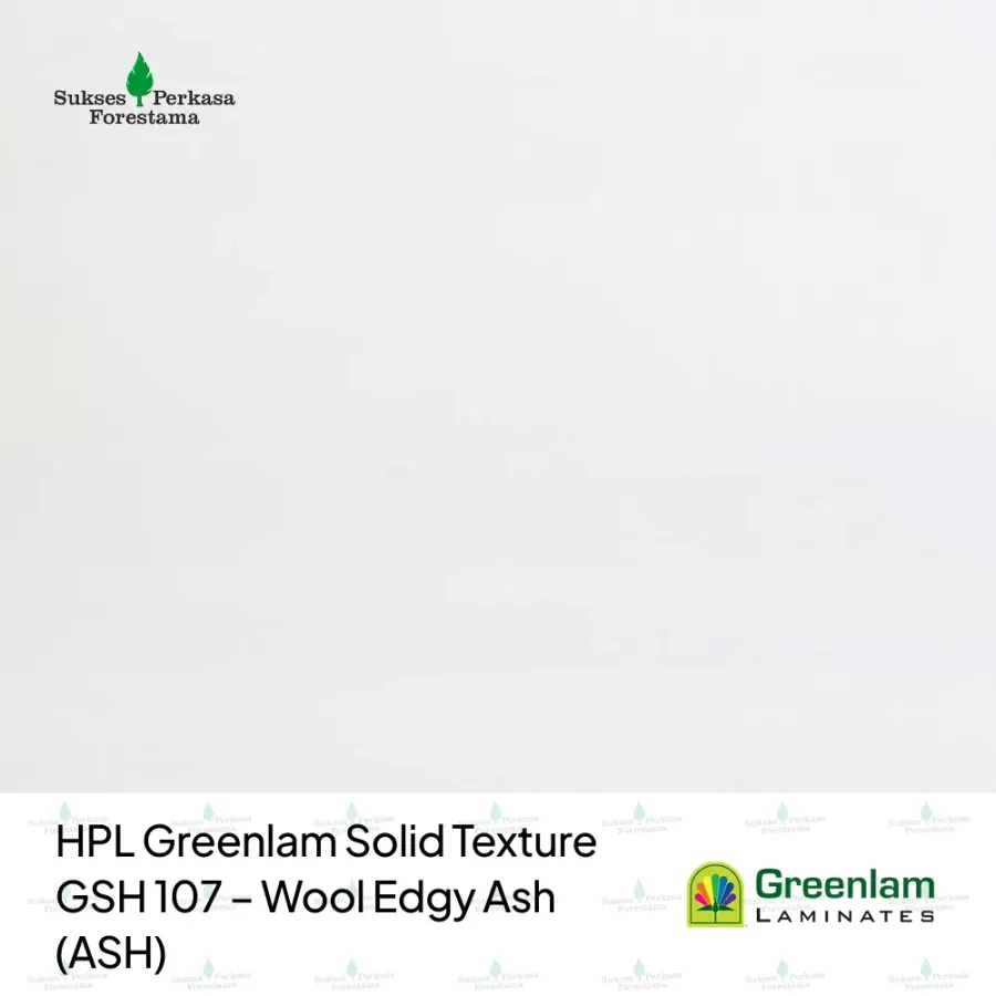 HPL Greenlam Solid Texture GSH 107 – Wool Edgy Ash (ASH)