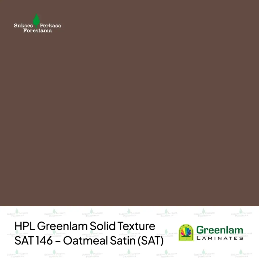 HPL Greenlam Solid Texture SAT 146 – Oatmeal Satin (SAT)