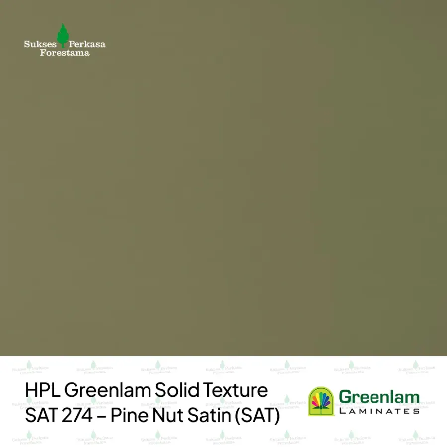 HPL Greenlam Solid Texture SAT 274 – Pine Nut Satin (SAT)