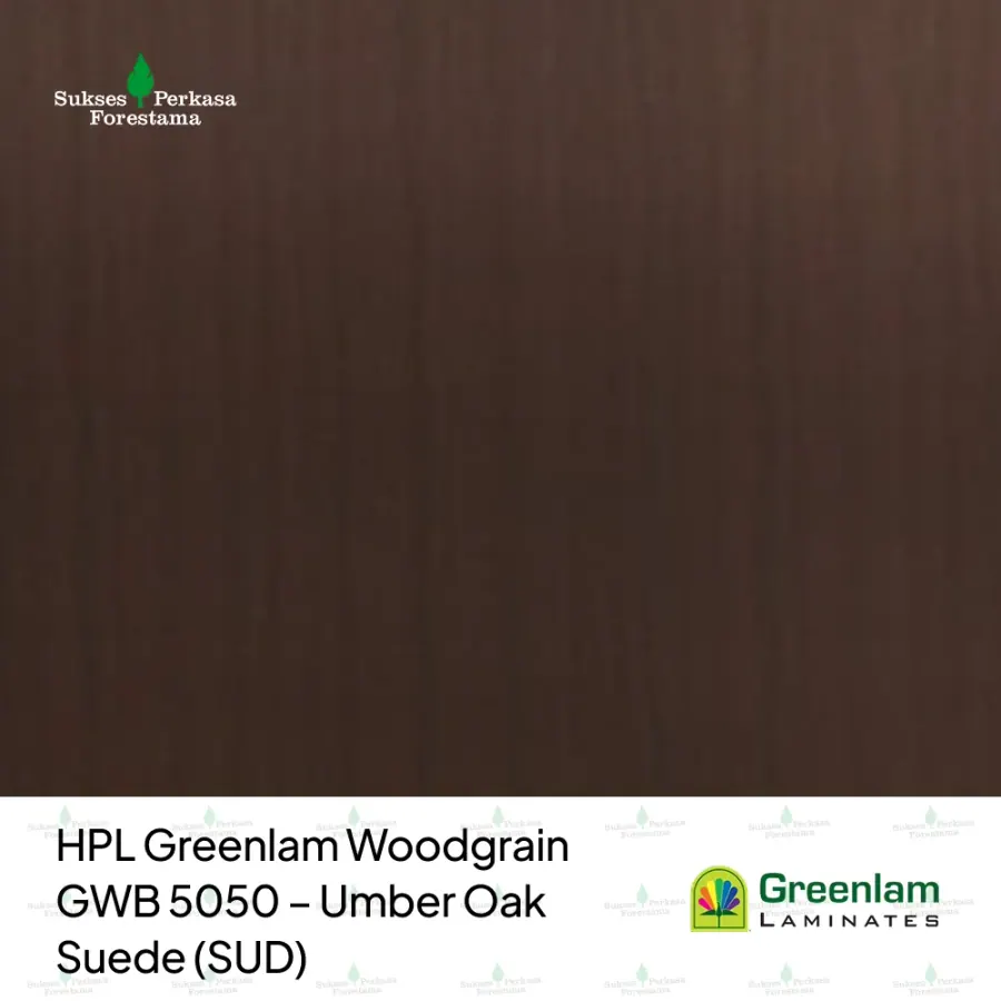 HPL Greenlam Woodgrain GWB 5050 – Umber Oak Suede (SUD)