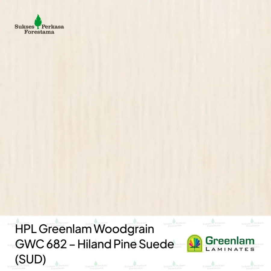 HPL Greenlam Woodgrain GWC 682 – Hiland Pine Suede (SUD)