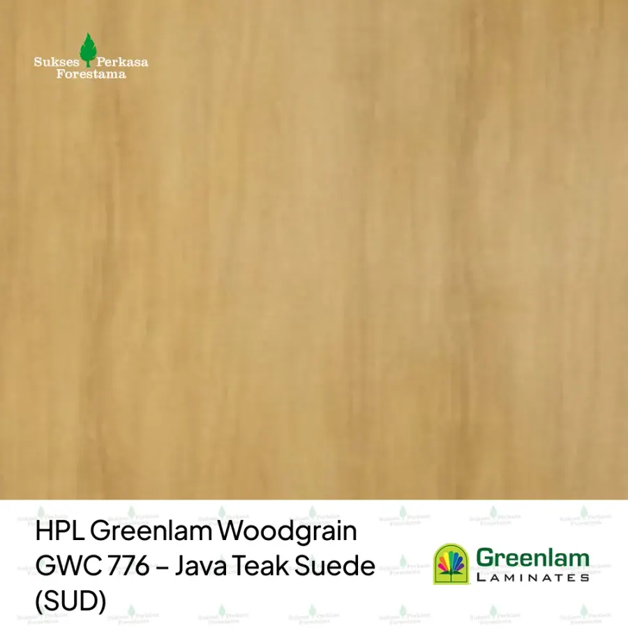 HPL Greenlam Woodgrain GWC 776 – Java Teak Suede (SUD)