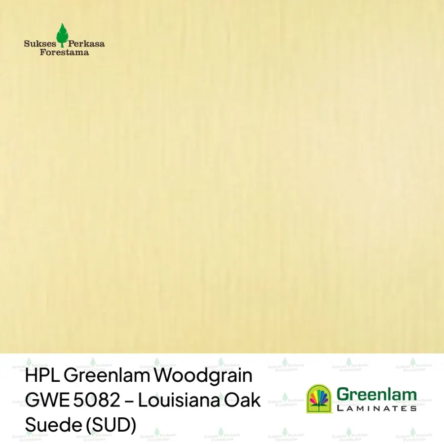 HPL Greenlam Woodgrain GWE 5082 – Louisiana Oak Suede (SUD)