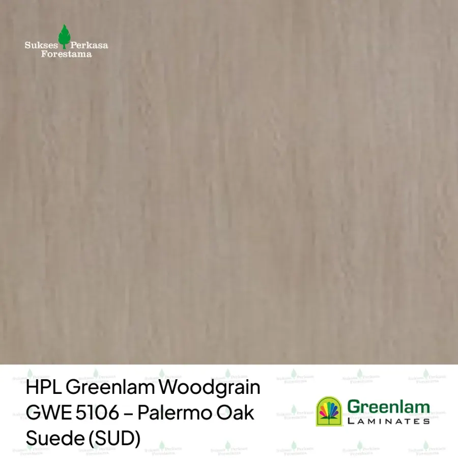HPL Greenlam Woodgrain GWE 5106 – Palermo Oak Suede (SUD)
