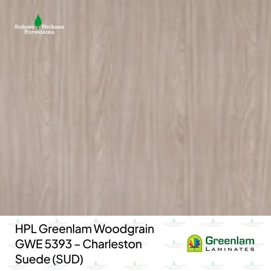 HPL Greenlam Woodgrain GWE 5393 – Charleston Suede (SUD)