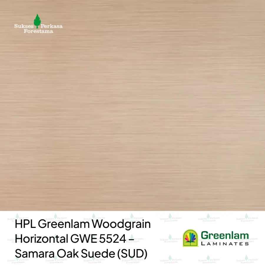 HPL Greenlam Woodgrain Horizontal GWE 5524 – Samara Oak Suede (SUD)